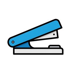 Blue Stapler Office Stationery Supplies.