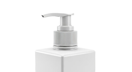 Obraz premium White Pump Dispenser Bottle