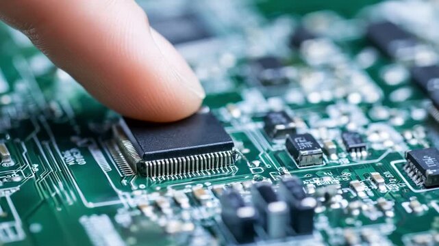 Developer adjusting embedded system code on compact circuit board for enhanced sensor responsiveness and power management