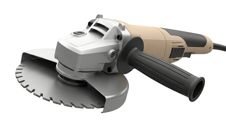 Angle Grinder with Cutting Disc