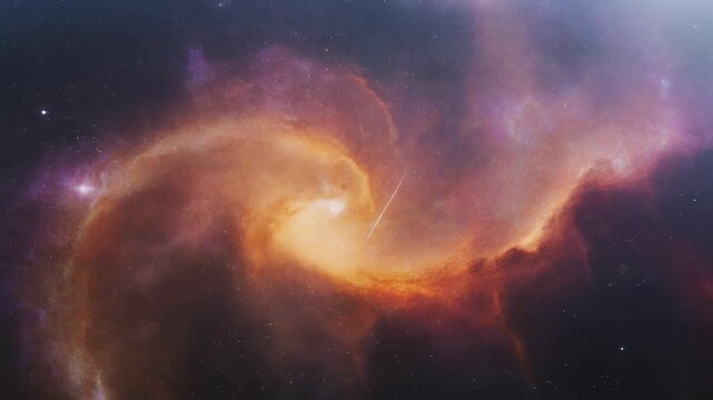 Swirling Colorful Gas Clouds in the Carina Nebula