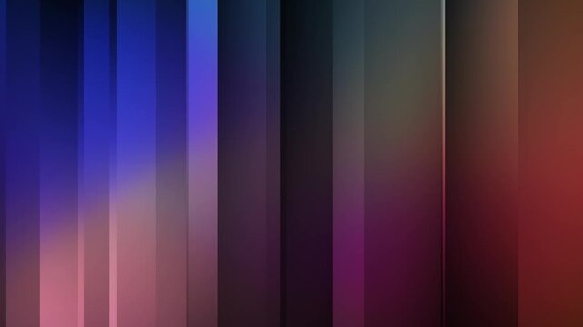 abstract animated background with colorful square shapes and vertical cutout lines creating modern geometric motion graphics, ideal for ads, design creative, digital art, or elegant corporate themes