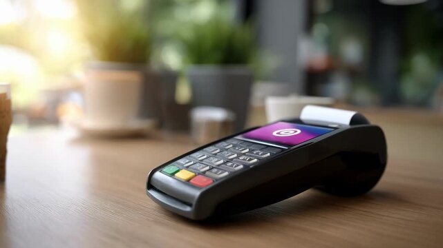 Medium shot of a person using a mobile app to complete an automatic payment showcasing seamless digital transaction technology in a modern setting.