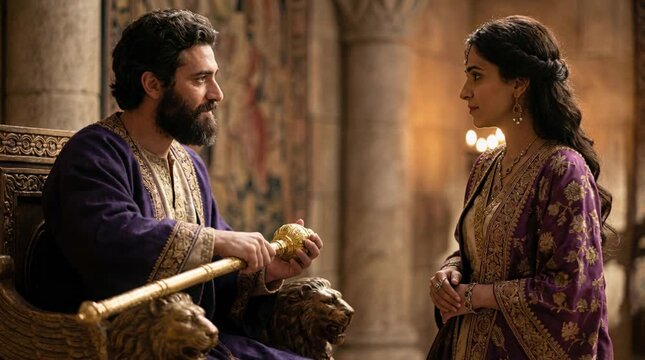 Queen Esther Touching the King&rsquo;s Scepter