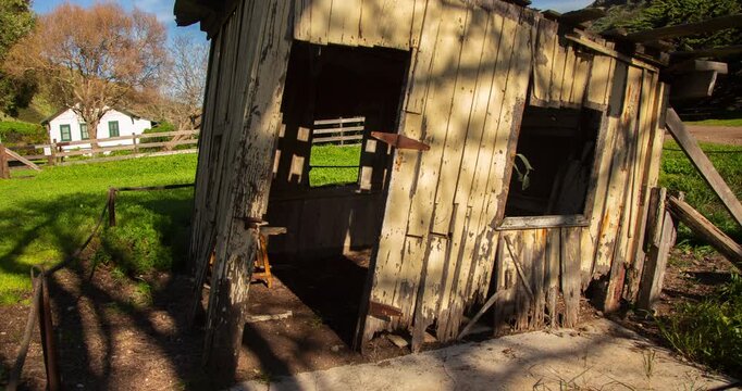 
Abandoned Rustic Shack at Scorpion Ranch on Santa Cruz Island, Channel Islands National Park, California Timelapse