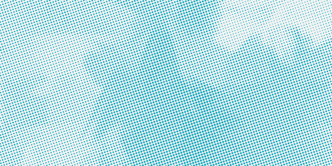 Dots halftone white and blue color pattern gradient grunge texture background. Dots pop art comics sport style vector illustration. vector grunge and dot © Zidas