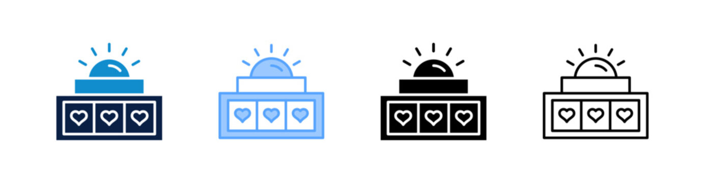 Jackpot Multiple Style Icon Set Collection 