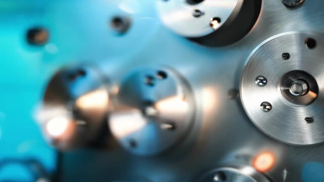 Closeup of delicate polishing of glass elements in optical equipment emphasizing the importance of clarity and precision in lens performance
