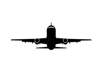 military plane isolated on white