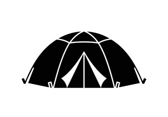 tent vector silhouette