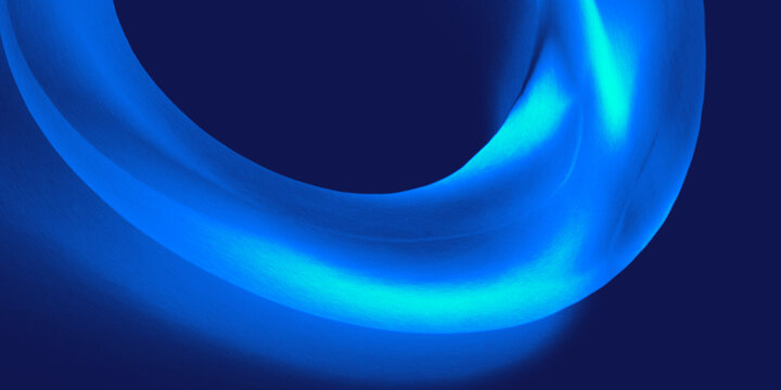 blue abstract digital design that highlights the aesthetics of modern, minimalist, and futuristic technology with dynamic, smoothly graduated curve movements.