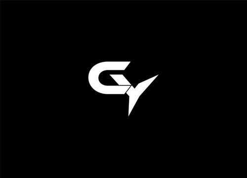 CY creative initial logo design and abstract logo