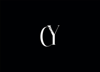 CY creative initial logo design and abstract logo