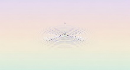 Fototapeta premium water droplets on pastel background