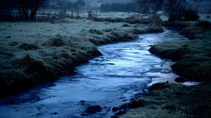 Mr Kunta River Receiving Chemical Runoff from Agricultural Fields