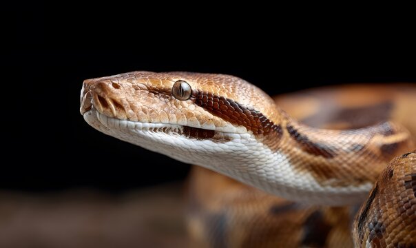 a Boa constrictor snake in the wild