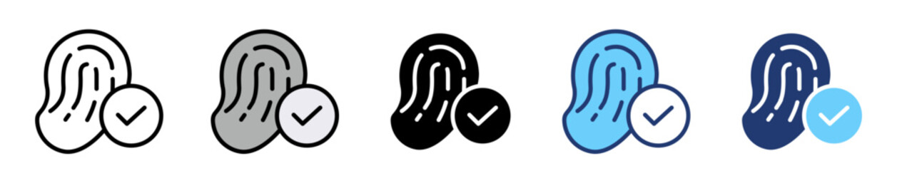 Obraz premium Account Settings. icons with various styles and colors