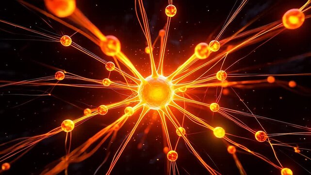 Neural network connection pattern