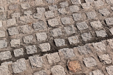 old stone floor in the garden, exterior desing background