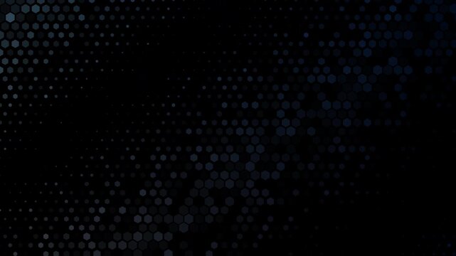 Hexagon pattern geometric abstract digital blue technology background grid display cyber suitable for tech presentations, futuristic designs, data visualization, or a digital backdrop.