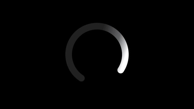 loading wheel oval graphic animation. Circle loading icon motion graphics. loading icon for download progress 4k video.