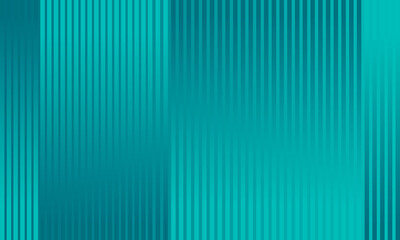 Obraz premium Abstract teal gradient background with vertical line pattern, modern striped digital texture design backdrop
