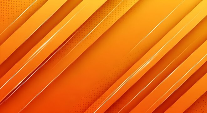 fondo naranja abstracto con l&iacute;neas y efecto de semitono