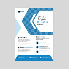 Digital Business Flyer Design Template.