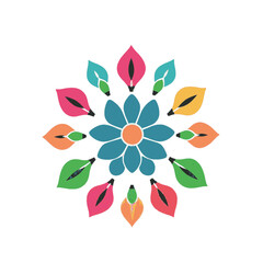 abstract flower vector illustration