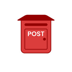 Mail box, post box on transparent background