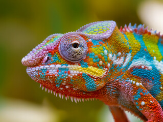 chameleon on a branch