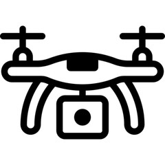 Drone aircraft flying