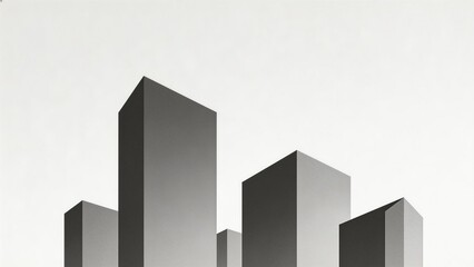 Abstract highrise buildings