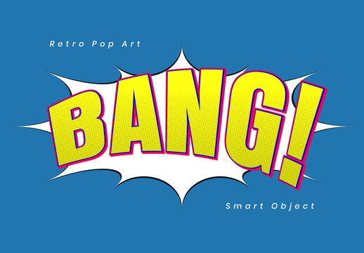 Retro Pop Art Text Effect