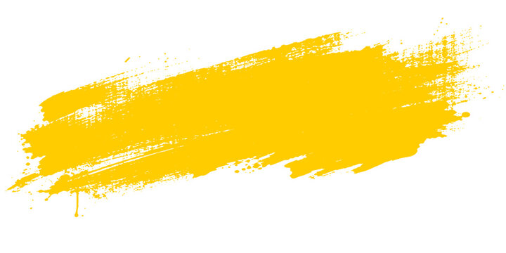 Abstract orange and yellow grunge vector illustration featuring a dirty paint splatter texture with ink brush strokes and a watercolor art backdrop for a creative design banner pattern