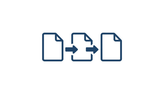 Document Transfer Data Exchange Icon.
