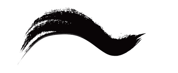 Japanese Ink Brush Stroke Set &ndash; Black Sumi Calligraphy Vector Collection