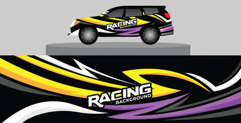 colorful design car wrap,  modern design car wrap, minimalist car wrap, car livery template, car sticker