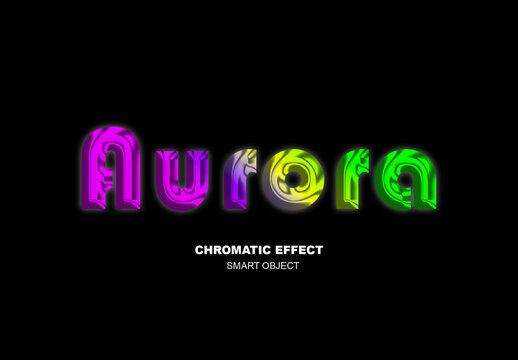 Chromatic Text Effect