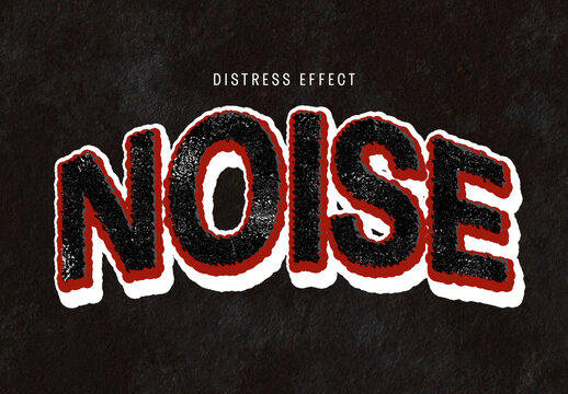 Grunge Distressed Text Effect