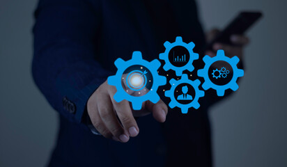 Goal charts and user symbols; concepts of strategic planning, business success, and performance; automating business processes and strategies.automatic system