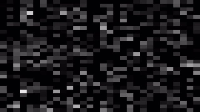 animated abstract mosaic censored background 4K Video