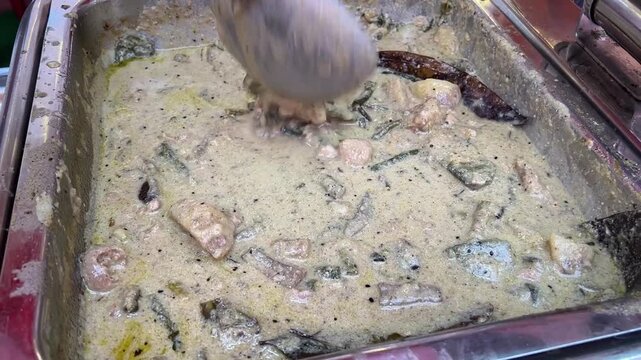 Shukta a favourite Bengali dish prepared with vegetables. 