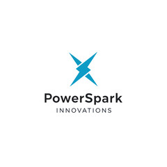 Obraz premium PowerSpark Innovations Modern Logo Design Element.