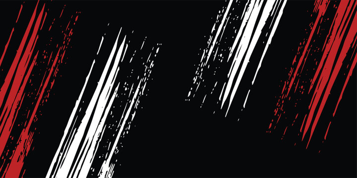 black white and red grunge texture background. vector illustration