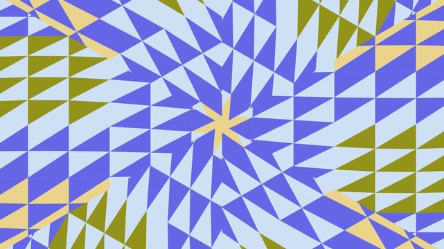 Intricate tessellating design featuring a captivating motion effect, forming a modern abstract background for digital media.
