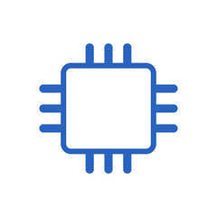 vector illustration of a blank sign on blue background