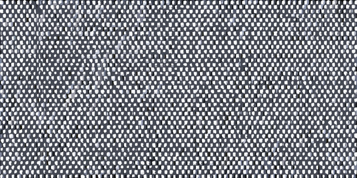 Close up view of a tightly woven gray fabric texture with a grid pattern