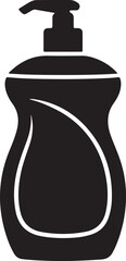 Obraz premium Liquid soap pump bottle icon