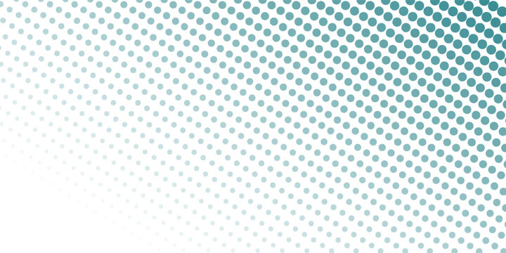 Transparent Dot Vector Gradient Blue Color Halftone Background Staggered Dots Pattern Abstract